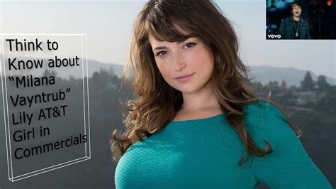 milana vayntrub nips|The Real Reason The AT&T Commercial Girl Is。